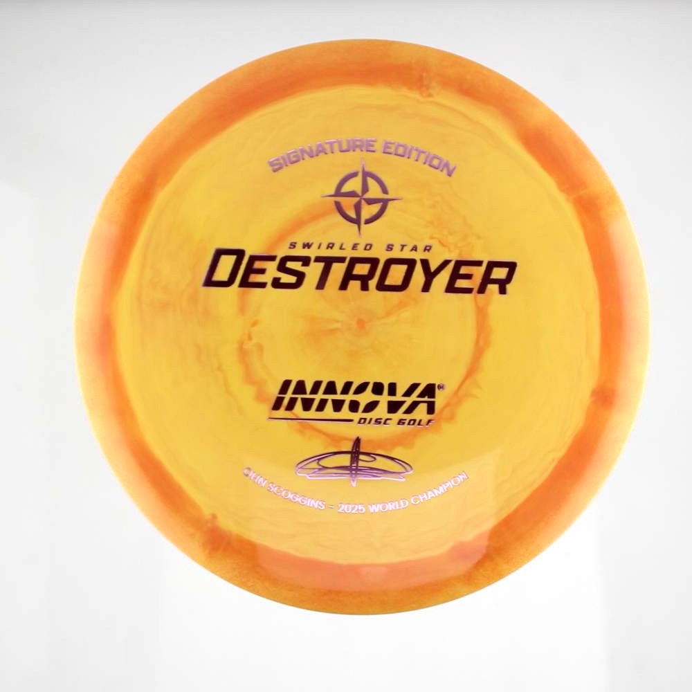 Destroyer - Ohn Scoggins Signature - Orange - 161.9 gm -  Disc ID: 607772