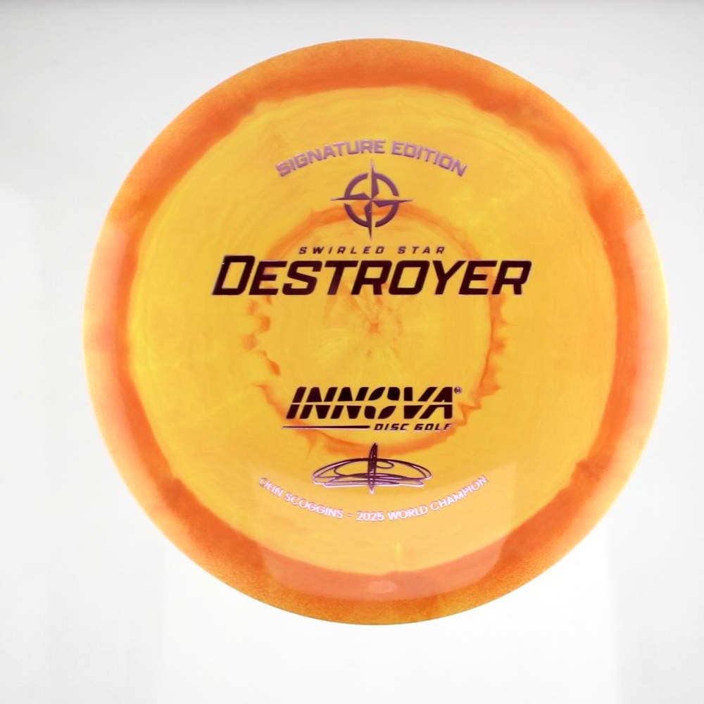 Destroyer - Ohn Scoggins Signature - Orange - 162.3 gm -  Disc ID: 607773