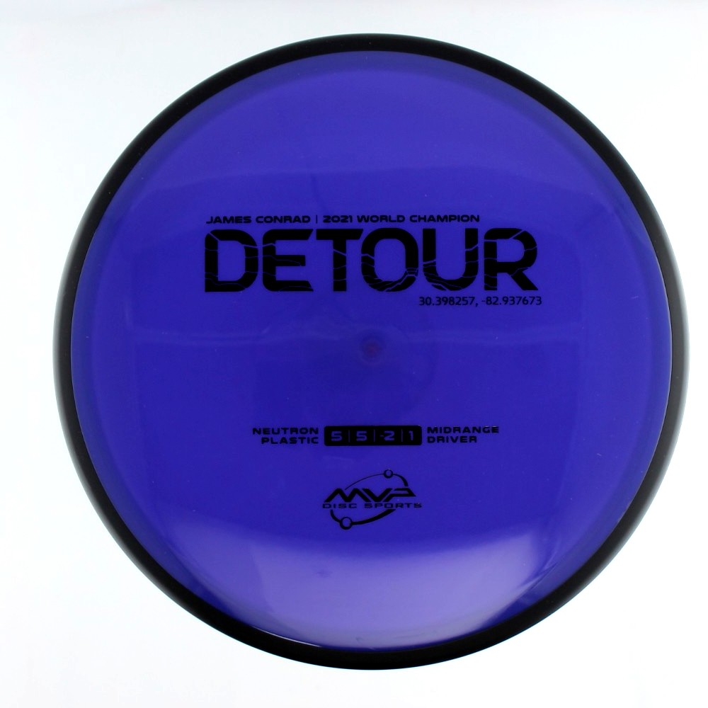 Detour - James Conrad 2021 World Champion - Purple - 166.4 gm -  Disc ID: 608962
