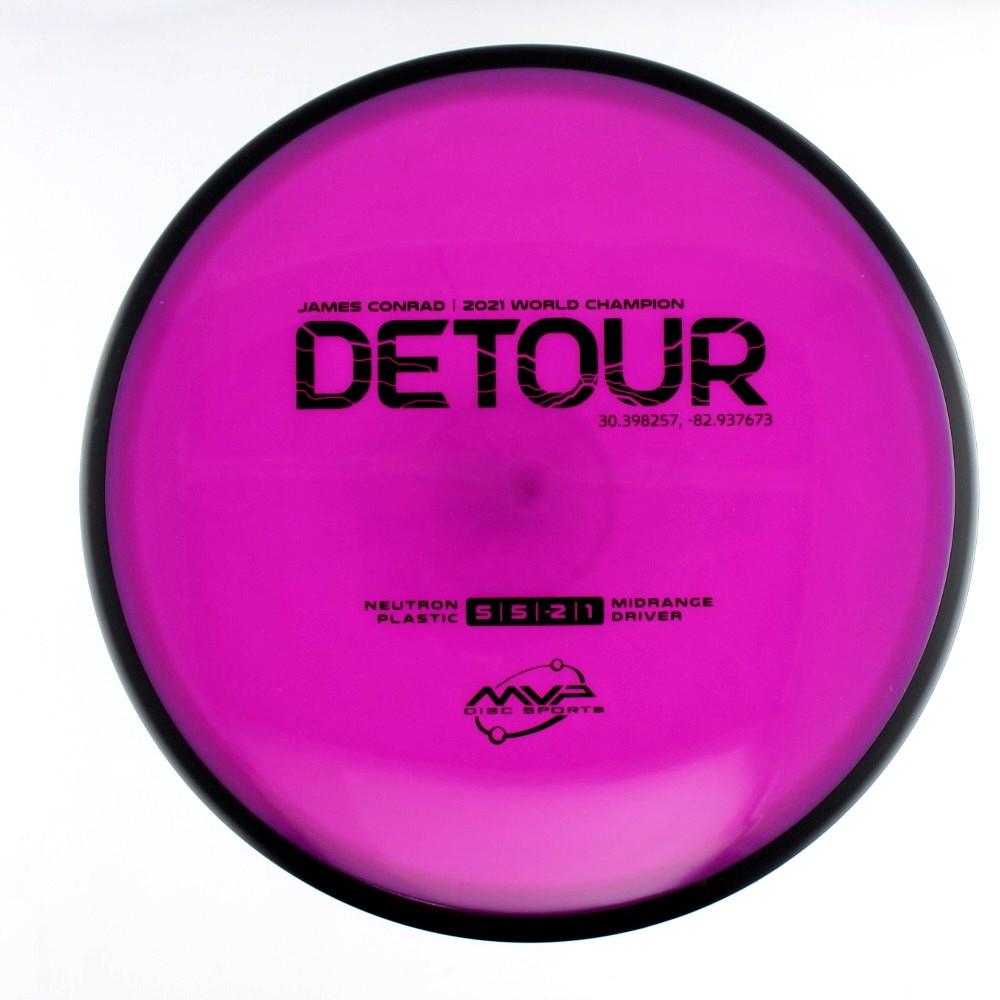 Detour - James Conrad 2021 World Champion - Purple - 167.1 gm -  Disc ID: 608963