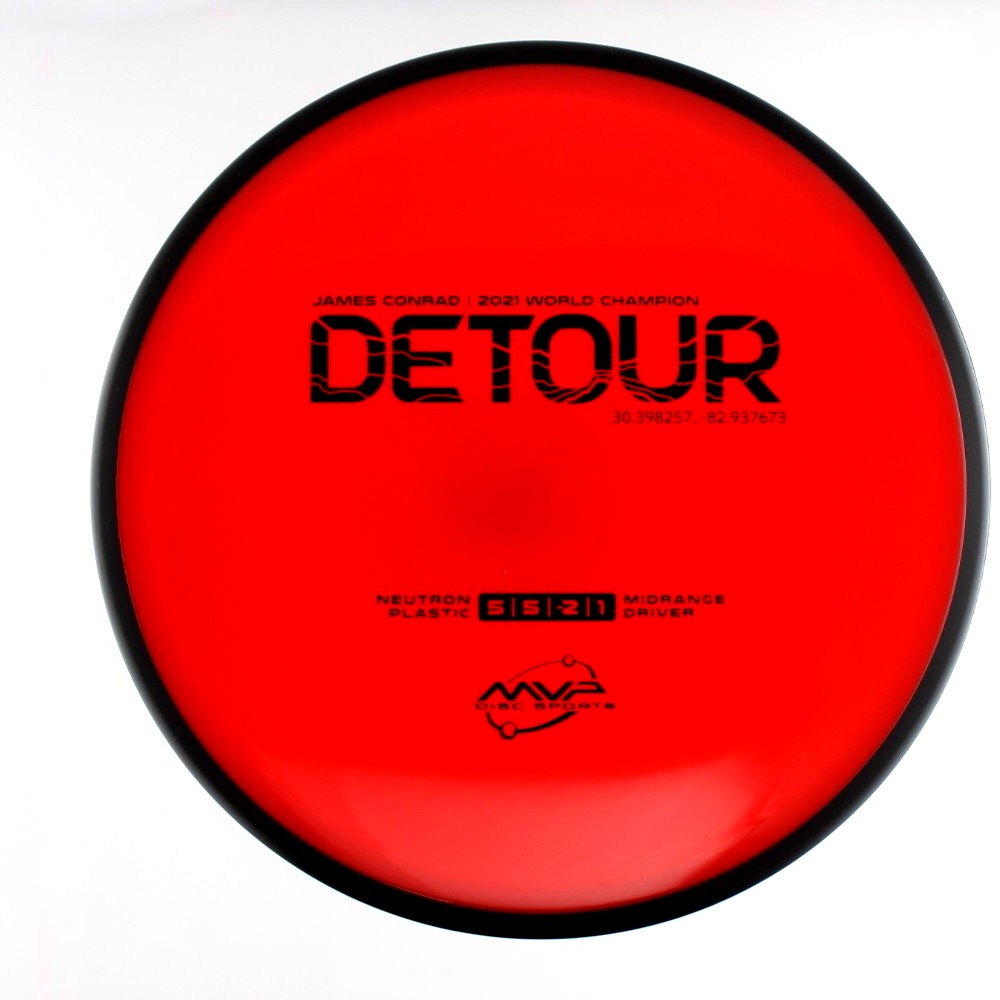 Detour - James Conrad 2021 World Champion - Red - 166.9 gm -  Disc ID: 608964