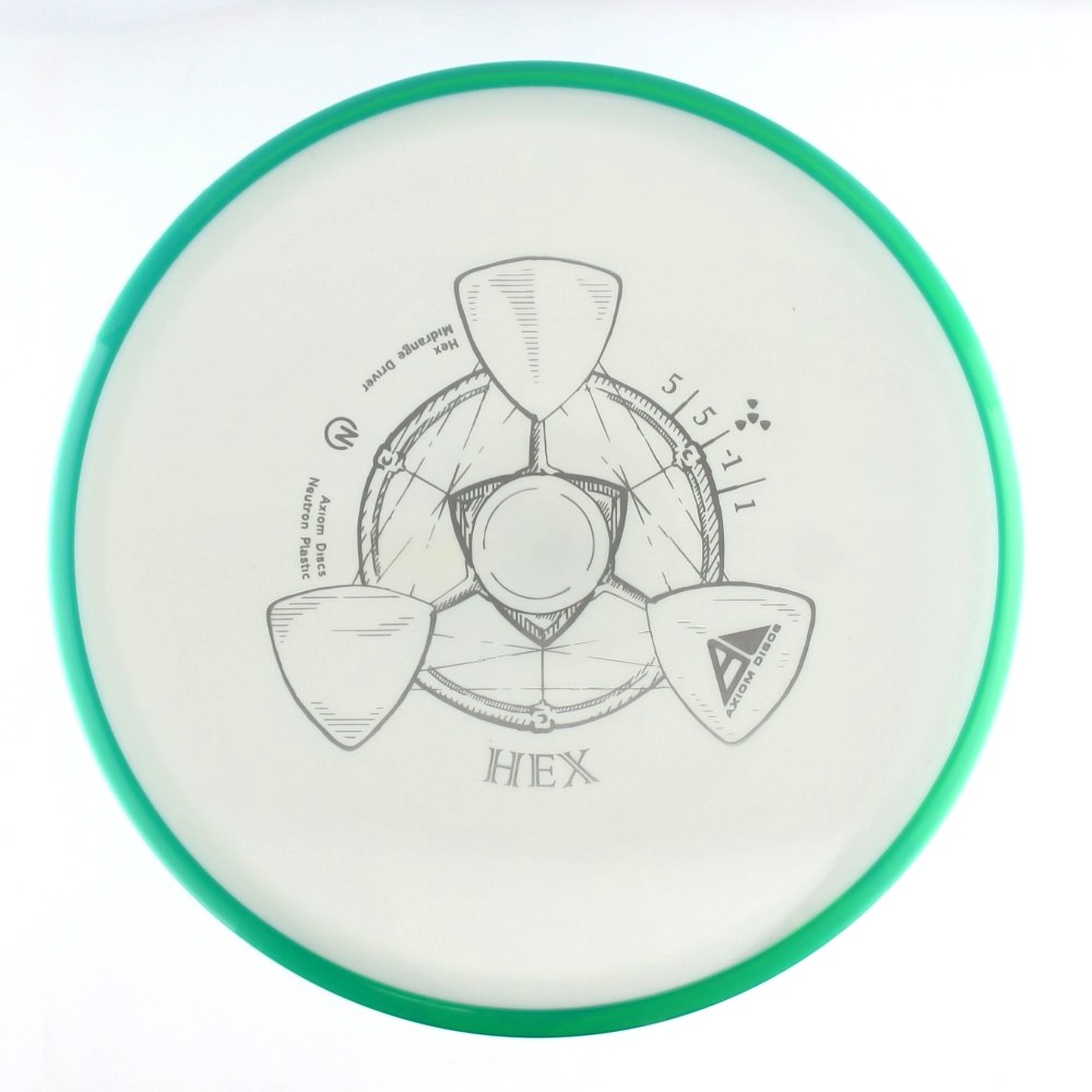Hex - Standard - Green Rim - 165.0 gm -  Disc ID: 609112