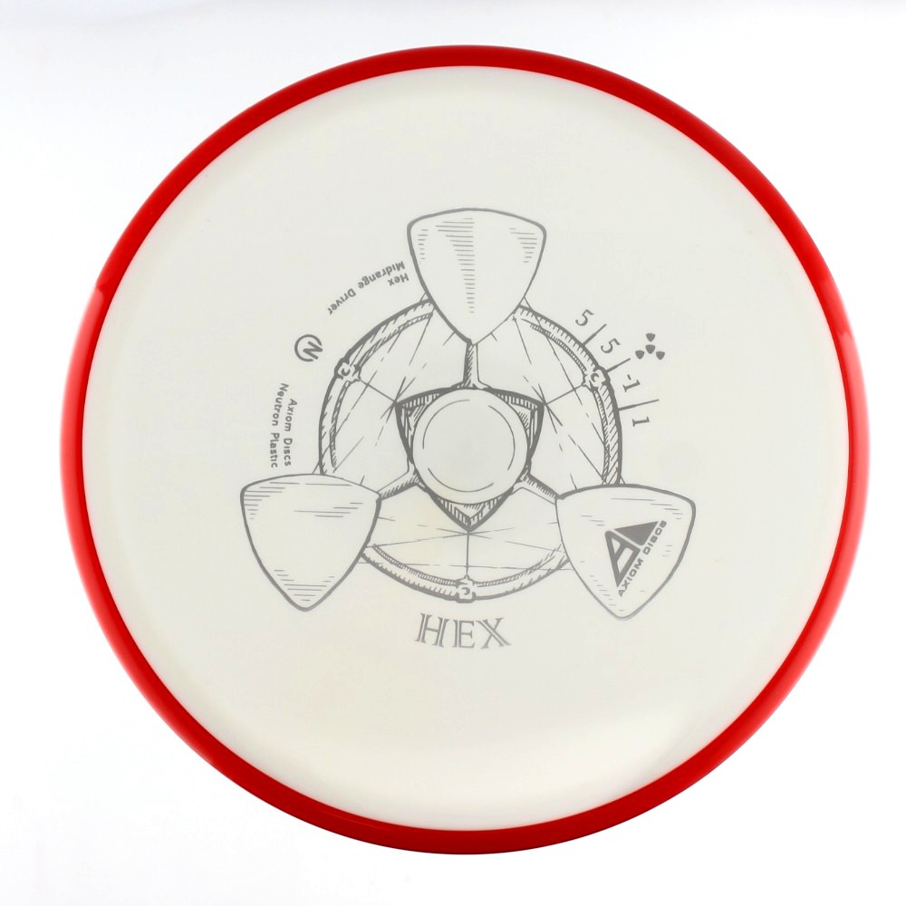 Hex - Standard - Red Rim - 164.4 gm -  Disc ID: 609118