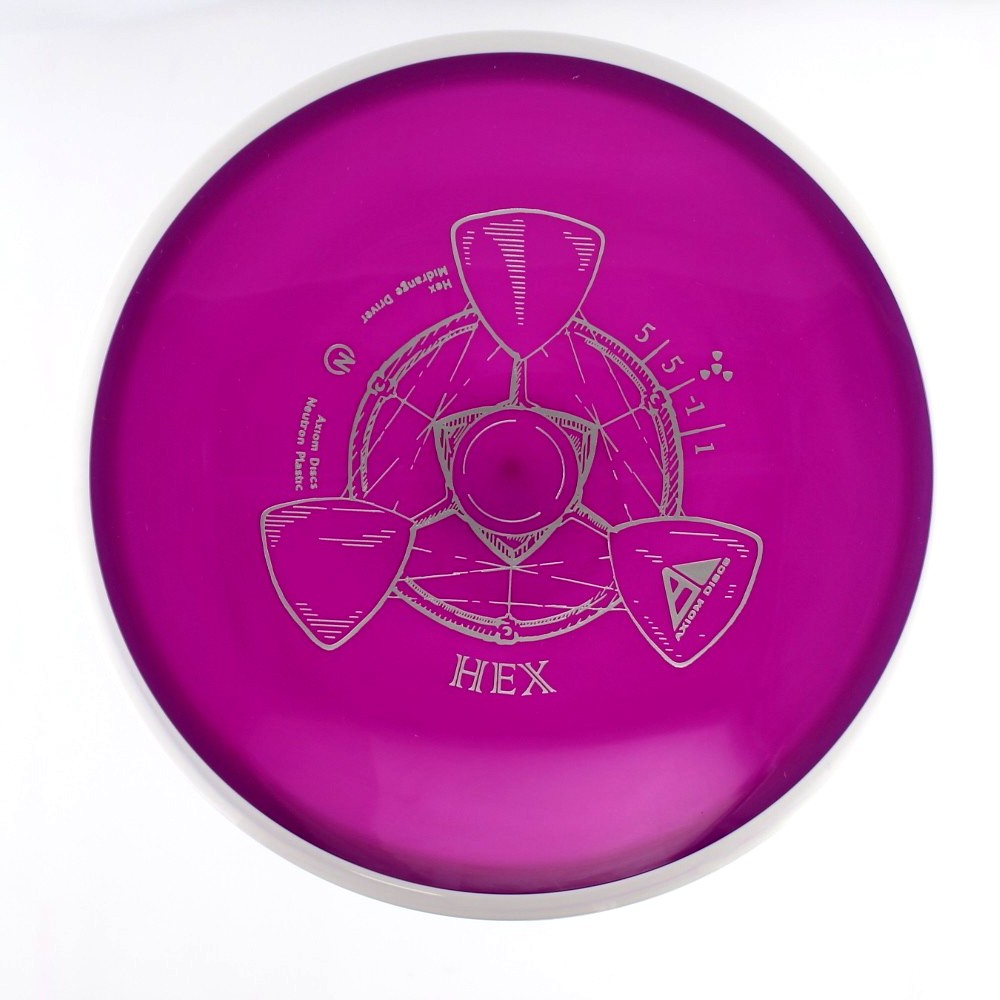Hex - Standard - White Rim - 163.9 gm -  Disc ID: 609119
