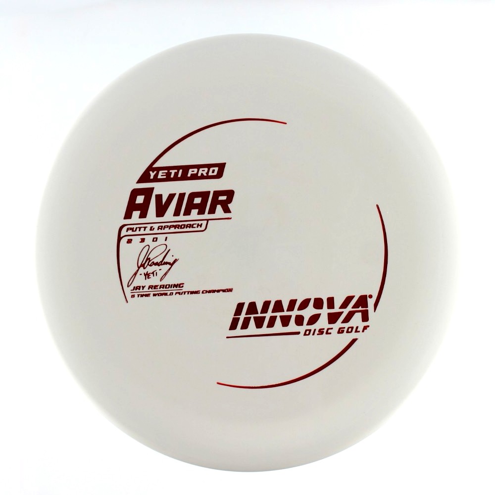 Yeti Pro Aviar - 5x World Putting Champion Jay (Yeti) Reading - White - 172.6 gm -  Disc ID: 609350