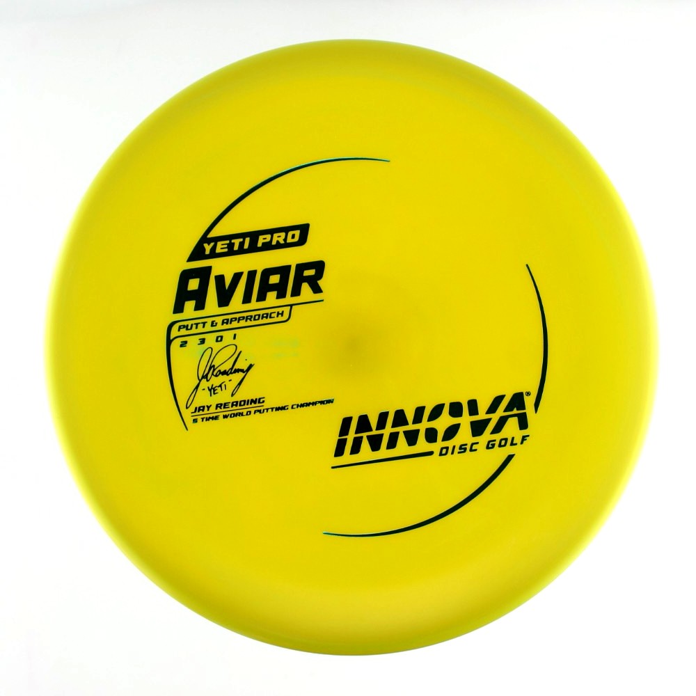 Yeti Pro Aviar - 5x World Putting Champion Jay (Yeti) Reading - Yellow - 175.1 gm -  Disc ID: 609354