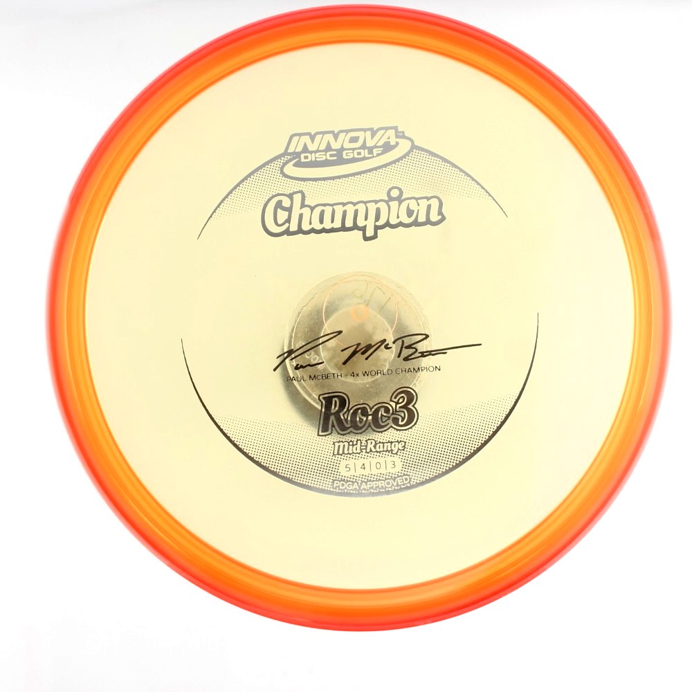 Roc3 - 4x World Champion Paul McBeth - Orange - 175.9 gm -  Disc ID: 609909