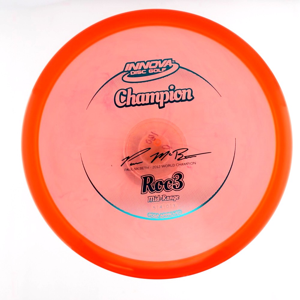 Roc3 - Paul McBeth 2012 World Champion - Orange - 179.0 gm -  Disc ID: 609910