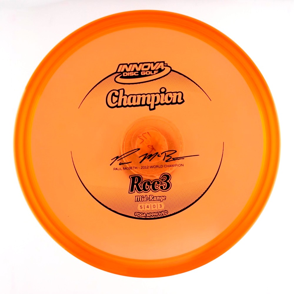 Roc3 - Paul McBeth 2012 World Champion - Orange - 172.3 gm -  Disc ID: 609911
