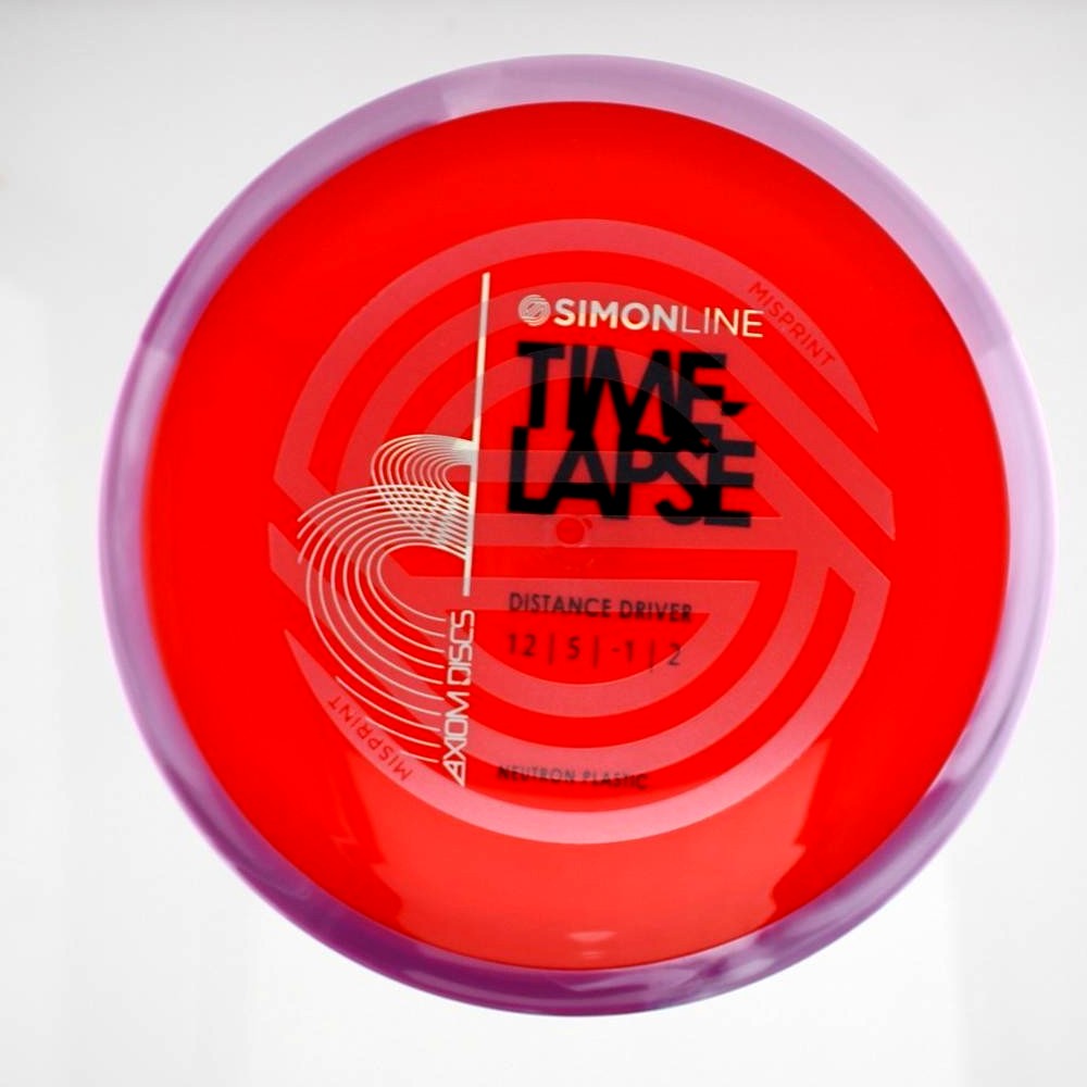 Time-Lapse (retooled) - Misprint - Purple Rim - 175.2 gm -  Disc ID: 610594