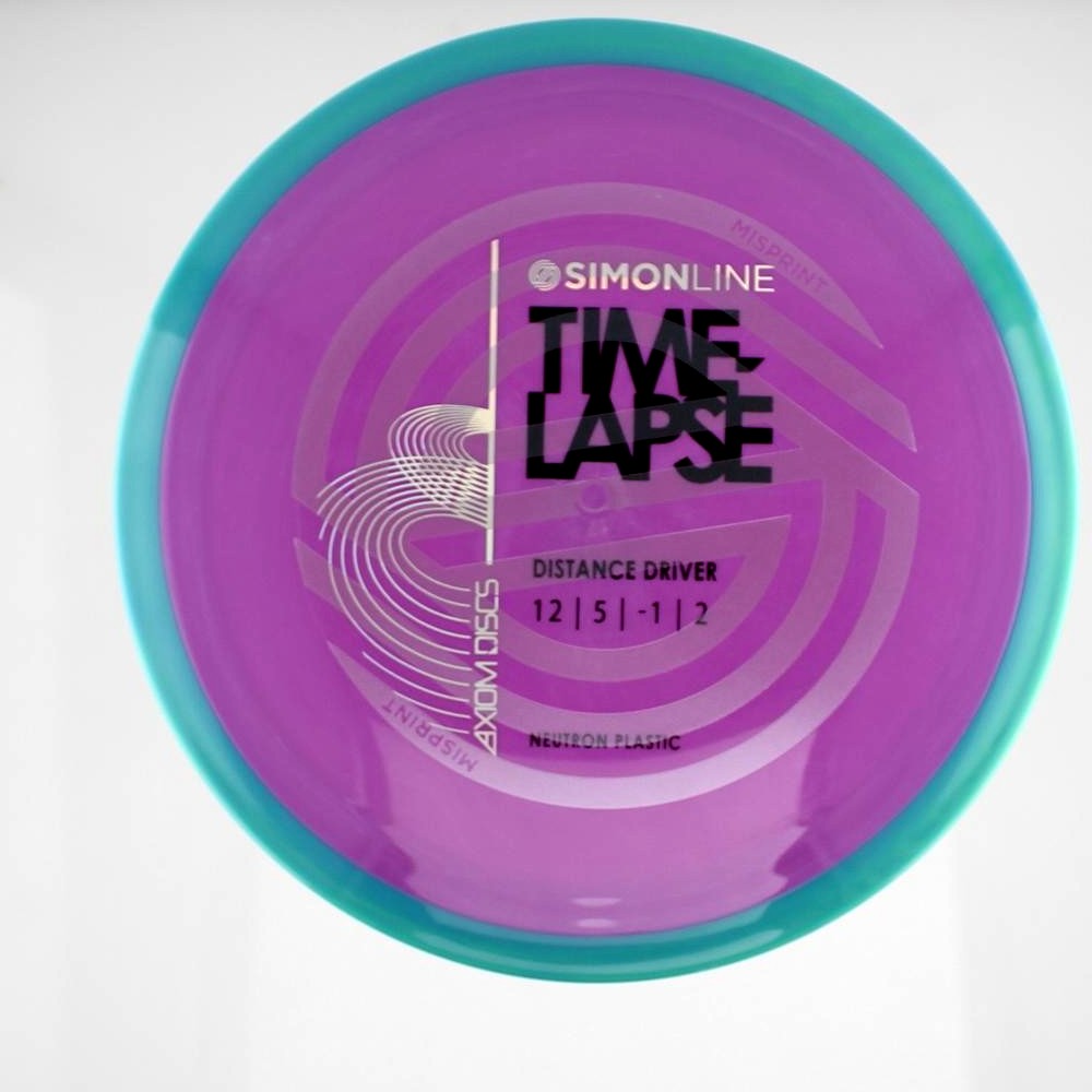 Time-Lapse (retooled) - Misprint - Teal Rim - 174.1 gm -  Disc ID: 610602