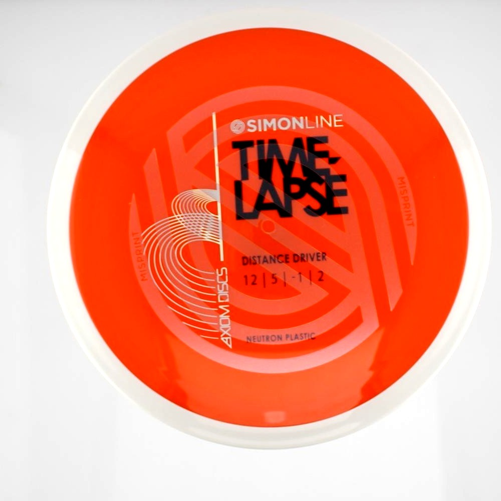 Time-Lapse (retooled) - Misprint - White Rim - 175.8 gm -  Disc ID: 610627