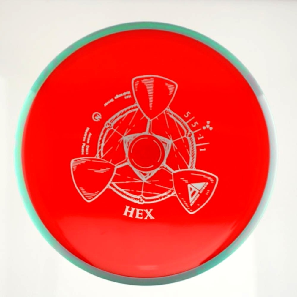 Hex - Standard - Teal Rim - 176.9 gm -  Disc ID: 610857