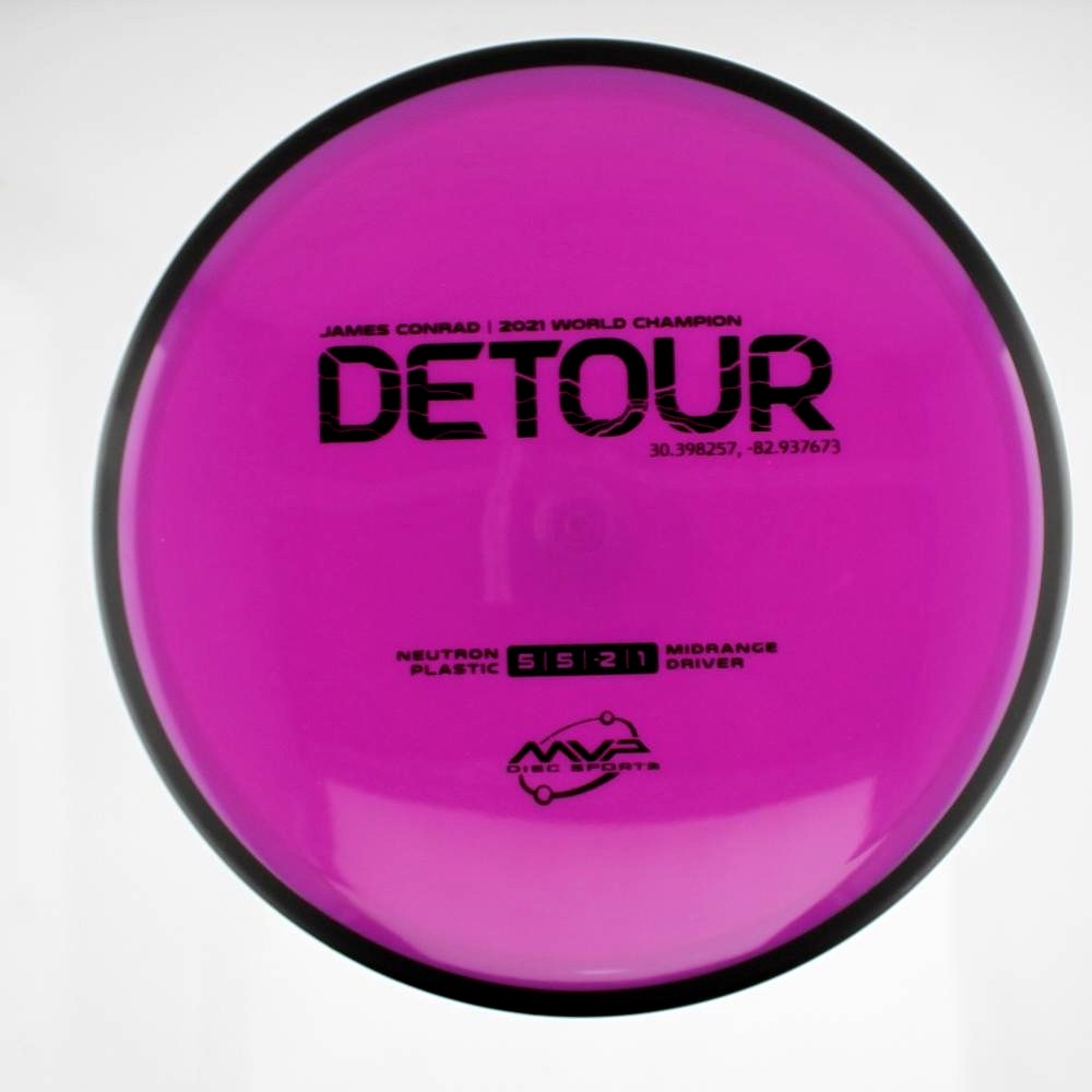 Detour - James Conrad 2021 World Champion - Purple - 177.8 gm -  Disc ID: 611340