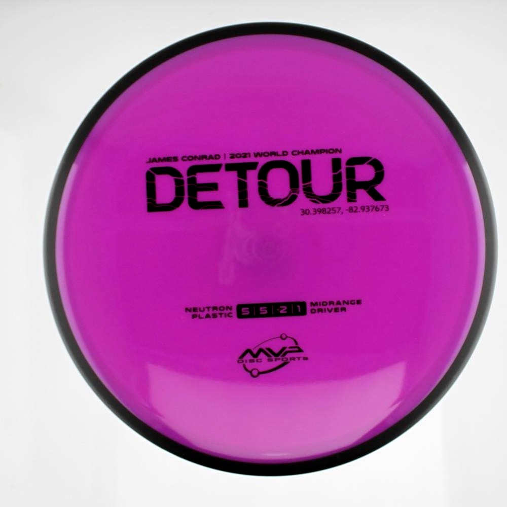 Detour - James Conrad 2021 World Champion - Purple - 176.5 gm -  Disc ID: 611342