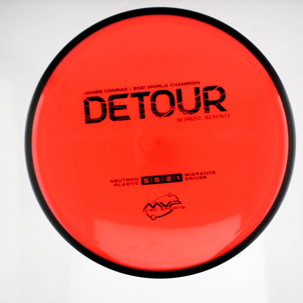 Detour - James Conrad 2021 World Champion - Red - 176.3 gm -  Disc ID: 611343