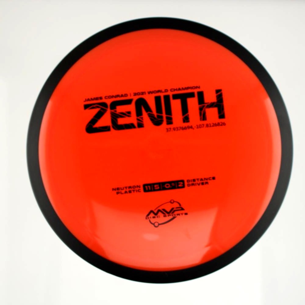 Zenith - James Conrad 2021 World Champion - Orange - 172.0 gm -  Disc ID: 611701