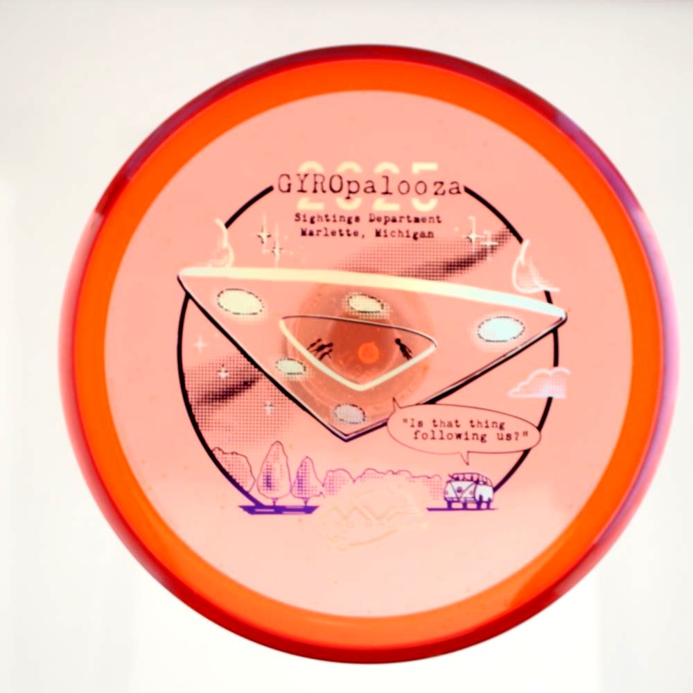 Pyro - 2025 GYROpalooza - Red Rim - 179.0 gm -  Disc ID: 611945