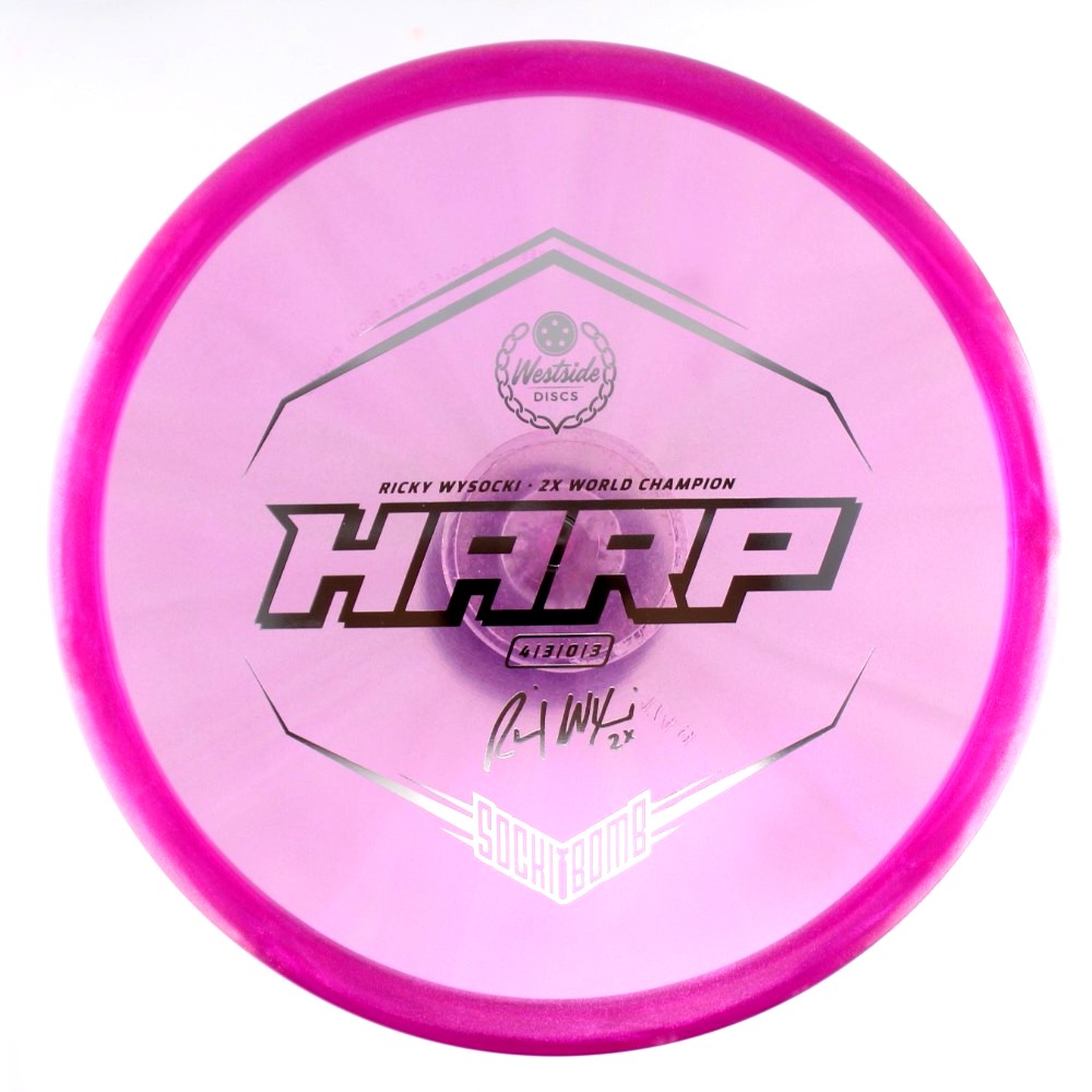 Harp - 2x Ricky Wysocki Sockibomb Stamp - Purple - 175.6 gm -  Disc ID: 613180