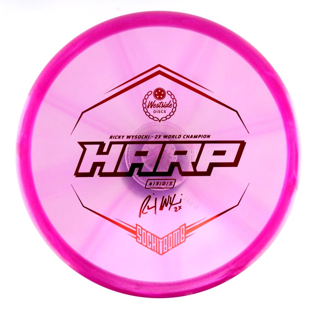 Harp - 2x Ricky Wysocki Sockibomb Stamp - Purple - 175.4 gm -  Disc ID: 613182