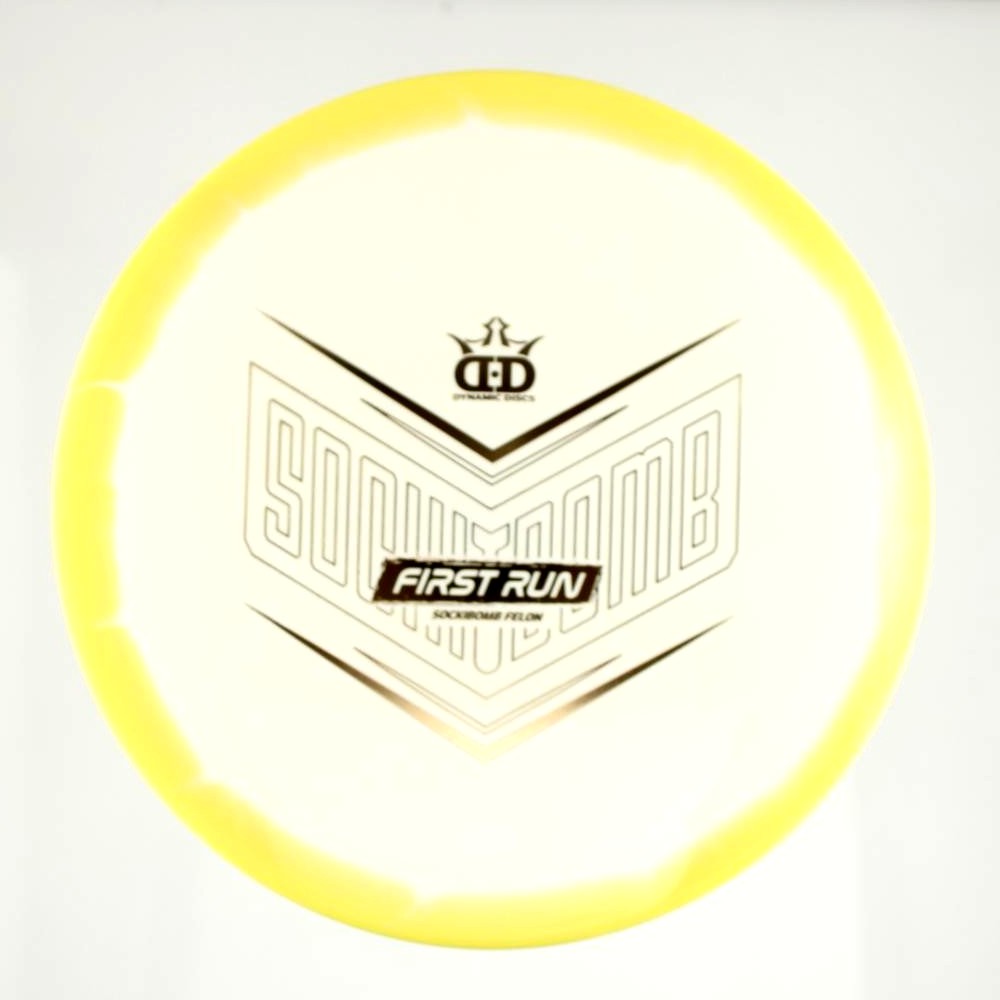 Sockibomb Felon - First Run - Yellow - 176.8 gm -  Disc ID: 613399