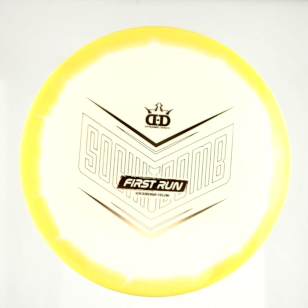 Sockibomb Felon - First Run - Yellow - 175.5 gm -  Disc ID: 613400