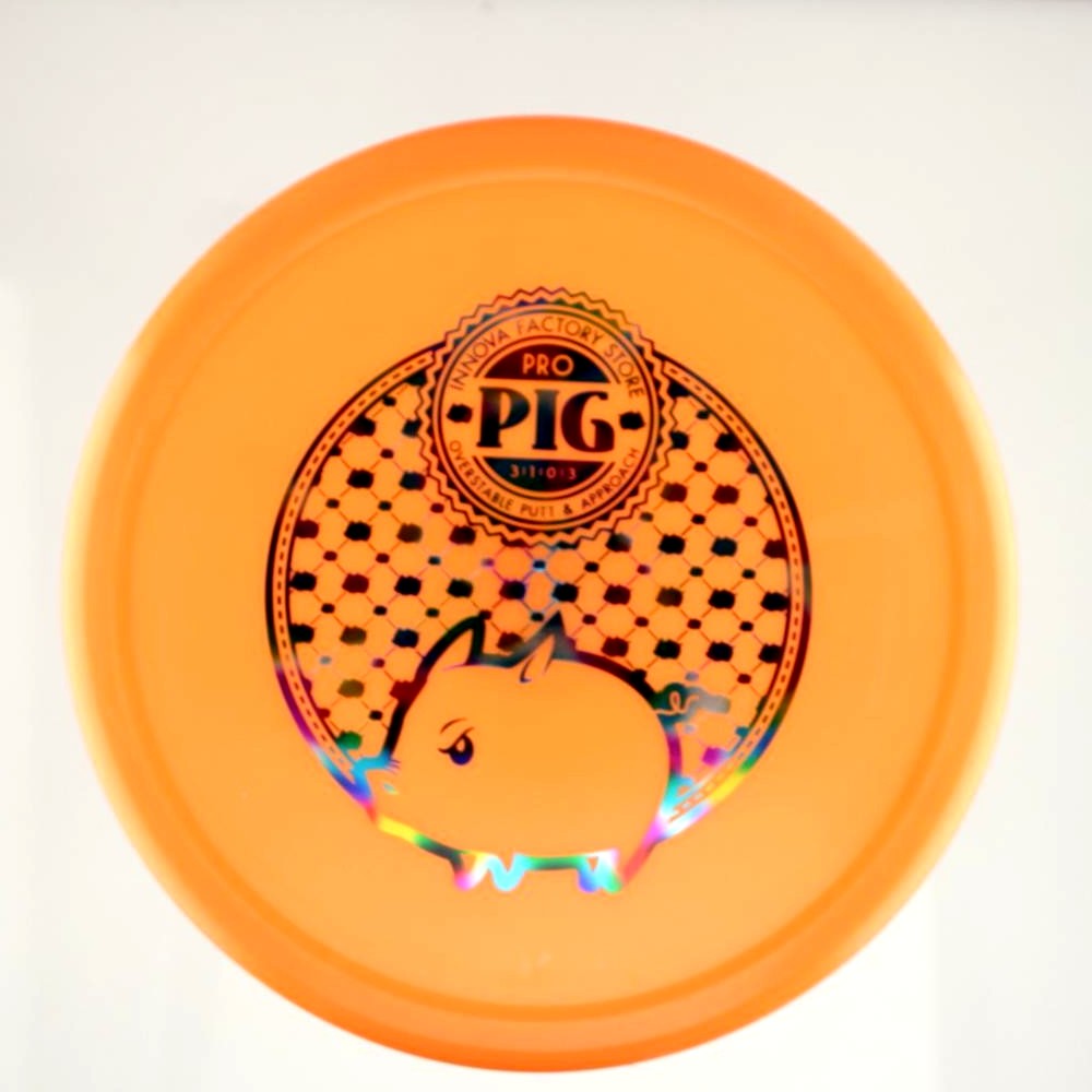 Pig - Firm - Orange - 174.7 gm -  Disc ID: 613471