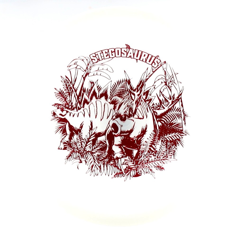 Stegosaurus - Standard - White - 125.6 gm -  Disc ID: 613636