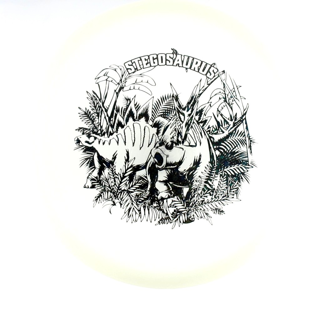 Stegosaurus - Standard - White - 126.6 gm -  Disc ID: 613640