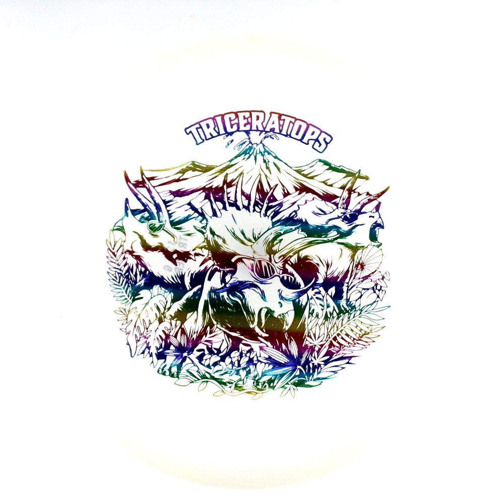 Triceratops - Standard - White - 123.1 gm -  Disc ID: 613643