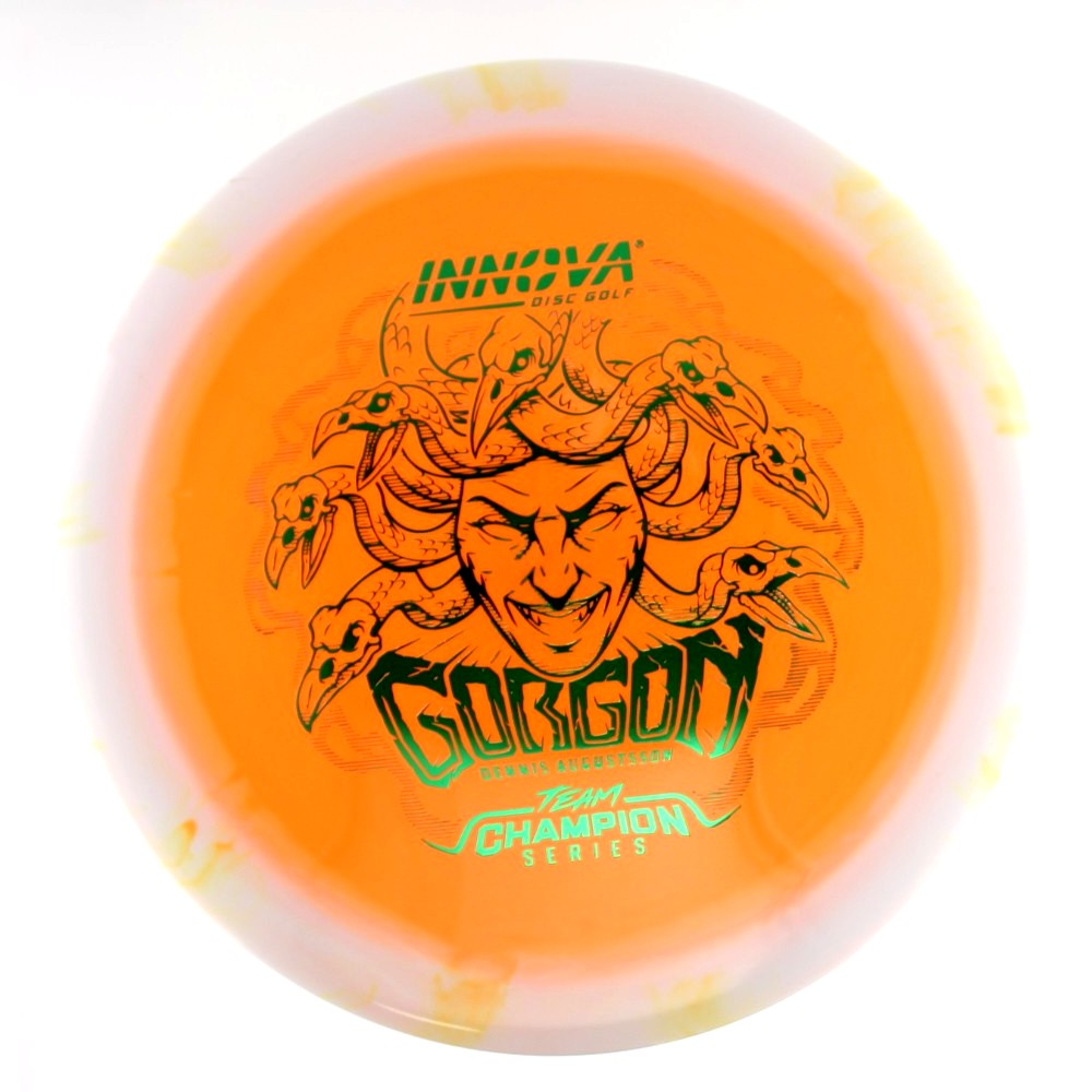 Gorgon - Dennis Augustsson - Orange - 175.8 gm -  Disc ID: 614585