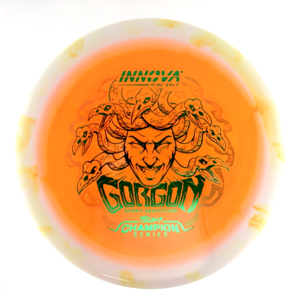 Gorgon - Dennis Augustsson - Orange - 175.1 gm -  Disc ID: 614588