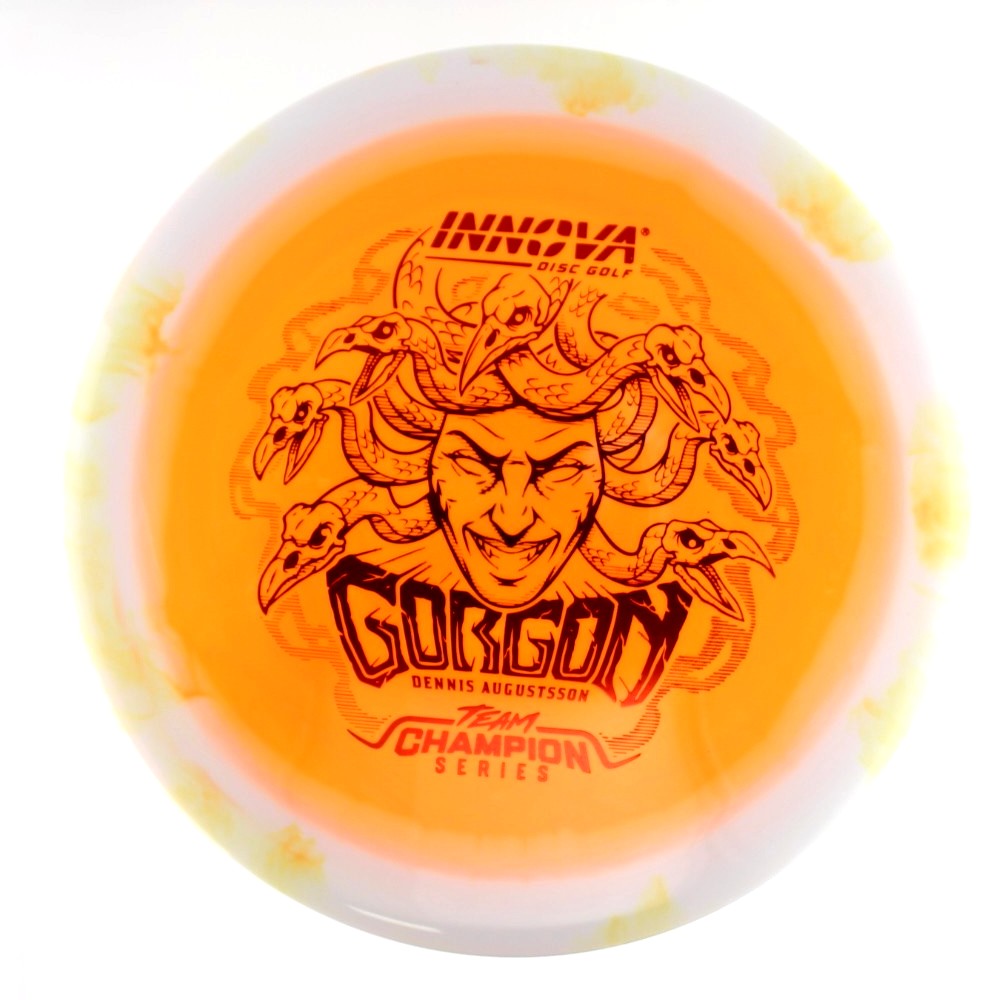 Gorgon - Dennis Augustsson - Orange - 173.9 gm -  Disc ID: 614591