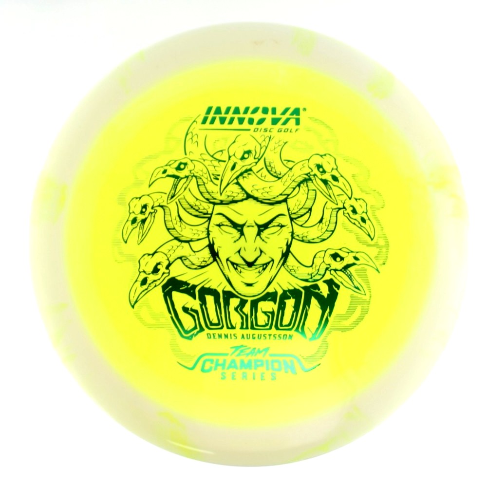 Gorgon - Dennis Augustsson - Yellow - 173.6 gm -  Disc ID: 614595