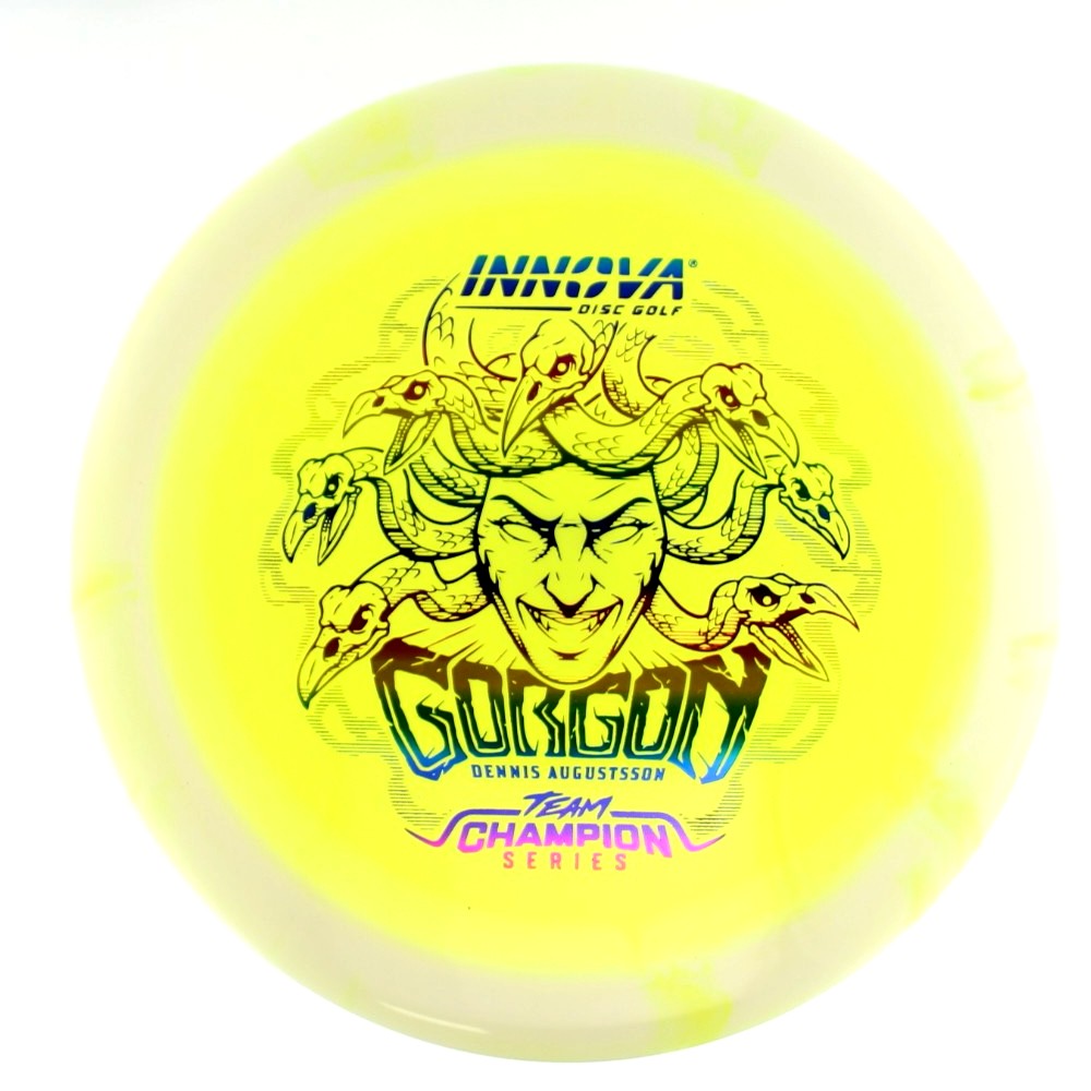 Gorgon - Dennis Augustsson - Yellow - 174.6 gm -  Disc ID: 614597