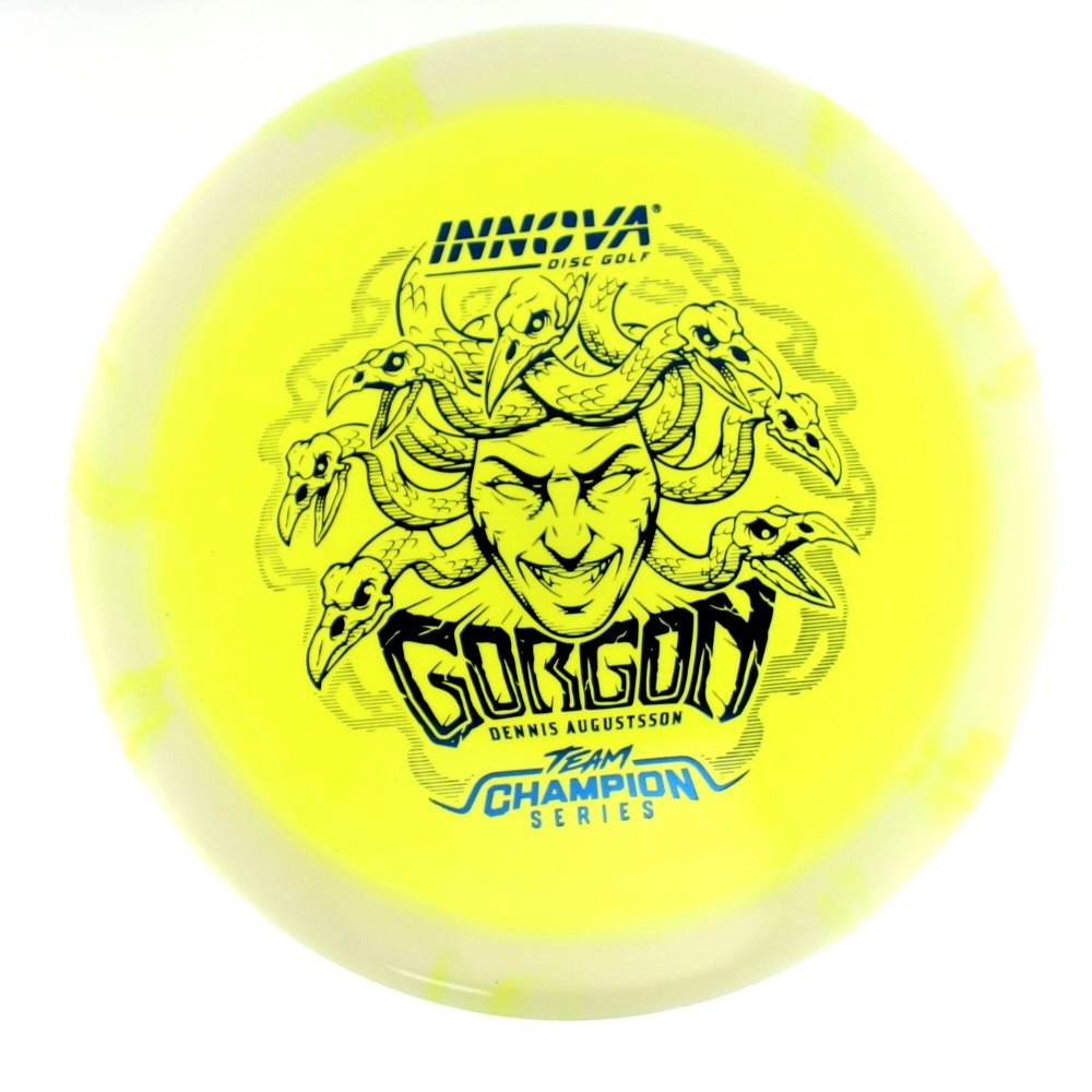 Gorgon - Dennis Augustsson - Yellow - 173.9 gm -  Disc ID: 614601